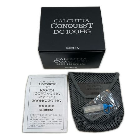  SHIMANO シマノ 釣り用品 リール ベイトリール 20カルカッタコンクエスト DC100HG 04085