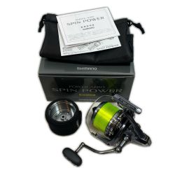 ττ SHIMANO シマノ スピニングリール  14パワーエアロ スピンパワー  替えスプール付 03101 Bランク
