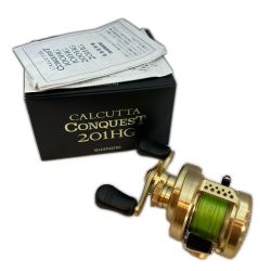 ττ SHIMANO シマノ ベイトリール  15カルカッタコンクエスト 201HG キズ有  03440 Bランク