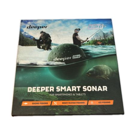  Deeper Smart Sonar 魚群探知機  Chirp+ キズ・サビ有 程度C 本体のみ