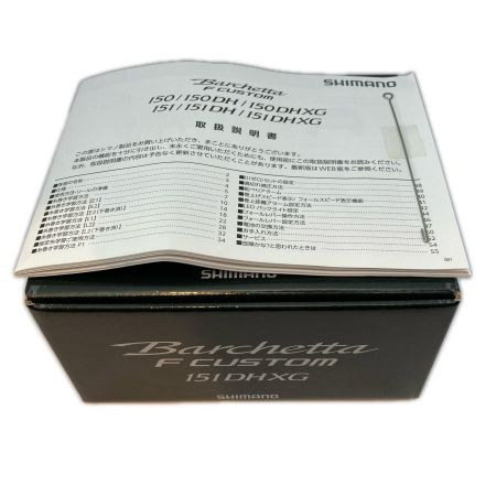  SHIMANO シマノ ベイトリール  25バルケッタFカスタム 151DHXG 程度A 048363