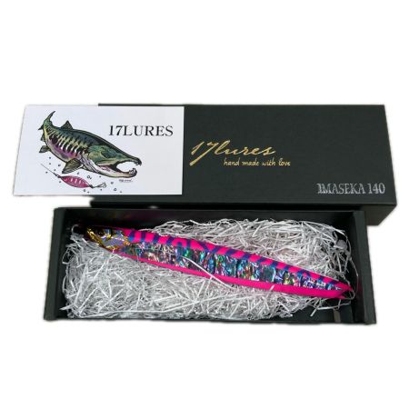 17lures ルアー ジグ イマセカ140 ピンクブラックシェル