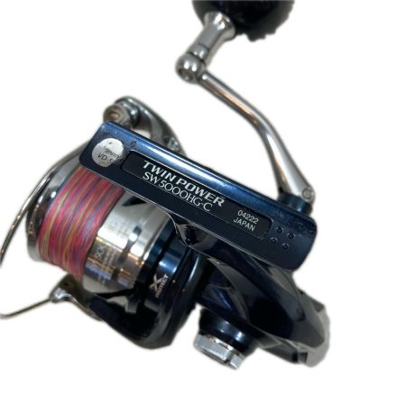SHIMANO シマノ スピニングリール  21ツインパワーSW 5000HG 使用感有 程度B 04222