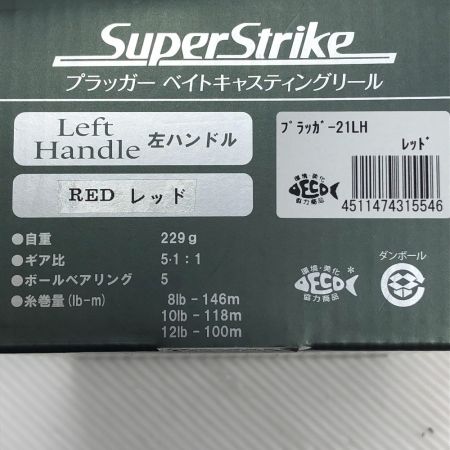  SMITH スミス Super Strike Plugger スーパーストライク プラッガー ベイトリール 左ハンドル RED