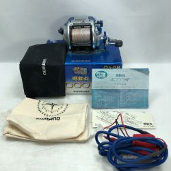 ΣΣ SHIMANO シマノ 電動リール 電源ケーブル、布袋、箱付 05電動丸 4000HP RG22 01929 Cランク