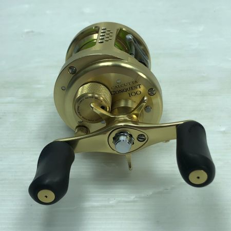  SHIMANO シマノ ベイトリール カルカッタコンクエストクラッチ不良 100 ゴールド