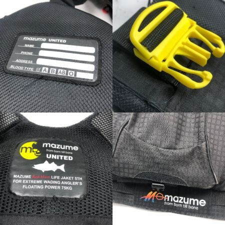  mazume マズメ ライフジャケット レッドムーン REDMOON フリーサイズ LJ5TH