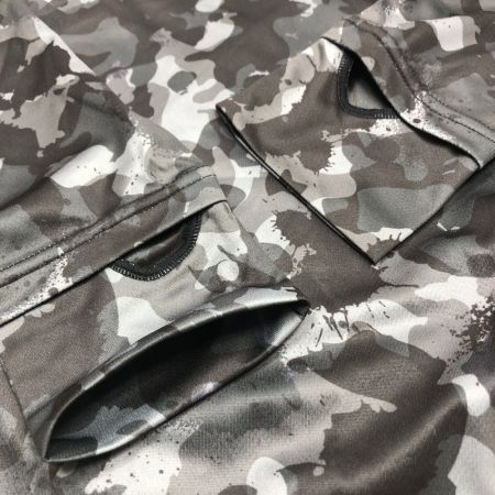  VARIVAS バリバス ドライハーフジップ 長袖 SIZE LL VAZS-23 ブラックカモ