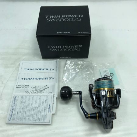  SHIMANO シマノ TWIN POWER SW ツインパワー SW6000PG-B 箱有り スピニングリール 03319