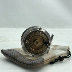 ΣΣ やまめ工房 Yamame Studio ハンドメイド フライリール 収納ポーチ付 Bランク