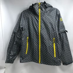 ΣΣ DAIWA ダイワ レインマックス 100 デタッチャブルレインスーツ DR-3001 グレードット/サンドベージュ DR-3001 Bランク