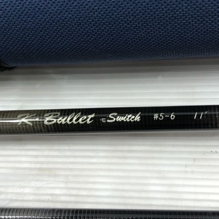  Kブリット K Bullet Switch スイッチ ♯5-6 11’ フライロッド ケース・竿袋有り