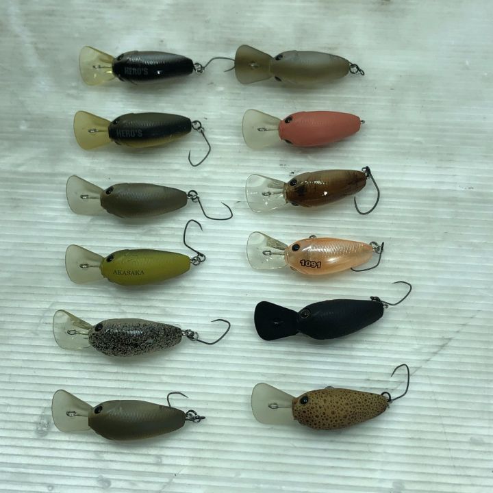 Lucky craft ラッキークラフト Cra-Pea クラピー 12個まとめ - 中古