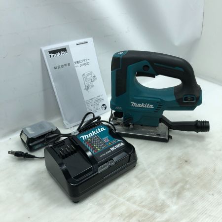  MAKITA マキタ 電動工具 ジグソー 充電器・充電池1個付 コードレス式 JV103DSH ブルー