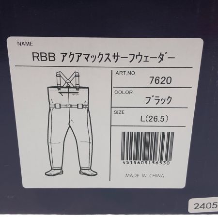  Rivalley リバレイ RBB アクアマックスサーフウェーダー L(26.5) 7620 ブラック
