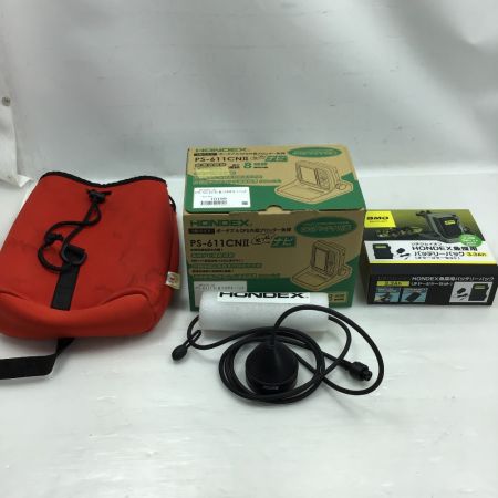  HONDEX 魚群探知機 ps-611cnⅡ 魚探用バッテリーパック・振動子付き