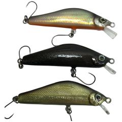   ハンドメイドルアー ミノー 3個まとめ Aランク