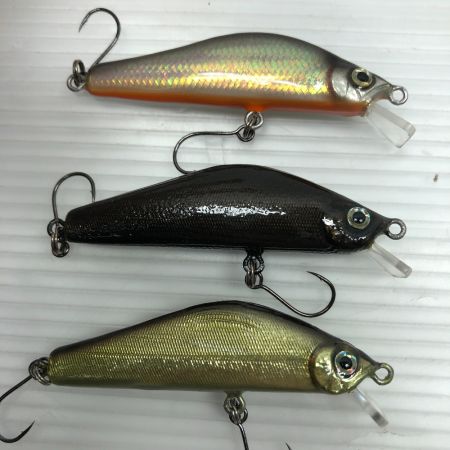   ハンドメイドルアー ミノー 3個まとめ