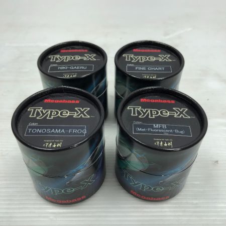 TYPE-X 4個まとめ メガバス Megabass  釣り用品 ルアー 