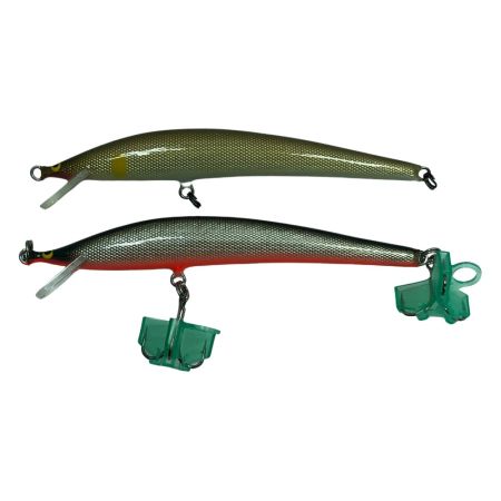  SAURUS ザウルス バルサ50 ルアー ブラウニー 2個 9cm