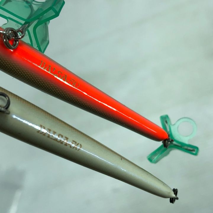 SAURUS ザウルス バルサ50 ルアー ブラウニー 2個 9cm - 中古釣り