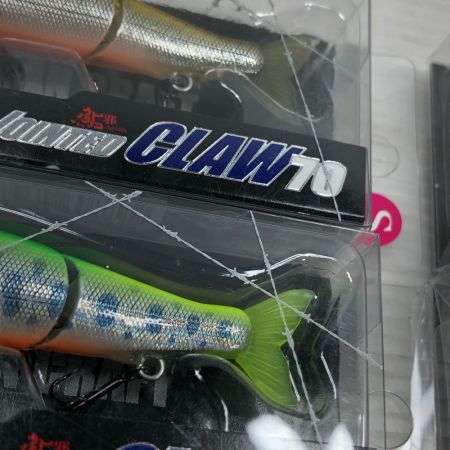  GAN CRAFT ガンクラフト ルアー シンキング 鮎邪 JOINTED CLAW 70 ジョインテッドクロー70 4個まとめ