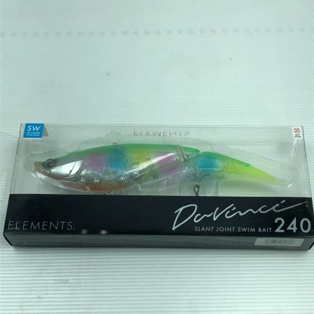 ルアー Davinci ダヴィンチ 240 SW #LIMECANDY  ELEMENTS  釣り用品 ルアー 