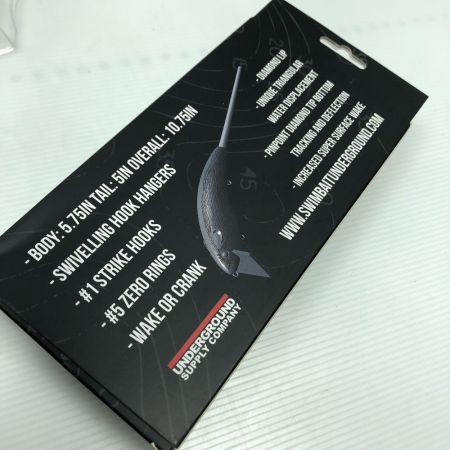   ルアー SU×Rago Baits スイムベイトアンダーグラウンド ラゴベイツ D3R Gray