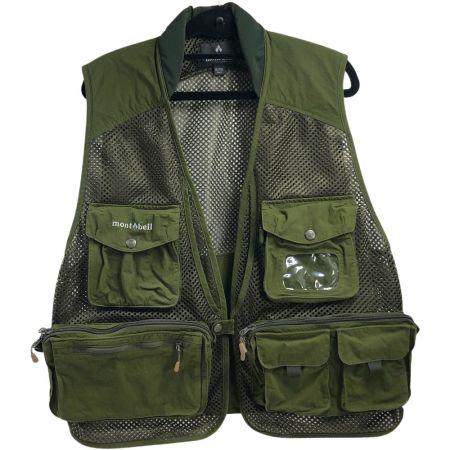  mont･bell モンベル フィッシングベスト 釣り アウトドア men's XL/XXL グリーン
