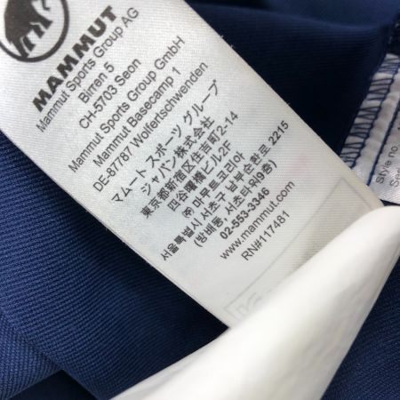  MAMMUT マムート ジャケット パーカー アウトドア フィッシングウェア 2XL 1011-00500 ネイビー
