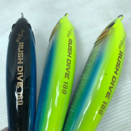  PALMS パームス ルアー RUSH DIVE ラッシュダイブ180 3個まとめ