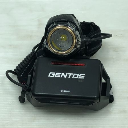  GENTOS ヘッドライト GH-200RG マイクロUSB充電 GH-200RG