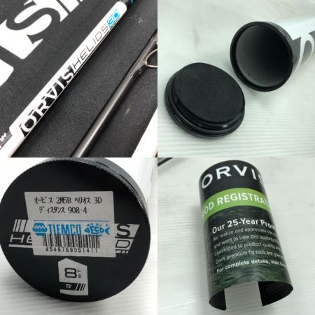  ORVIS フライロッド Helios ヘリオス 3D ディスタンス 908-4 9ft0in #8 4p