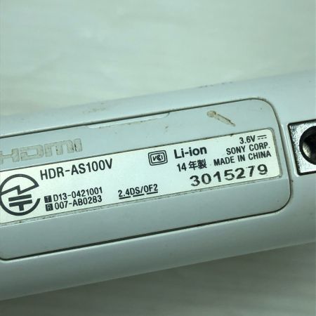  SONY ソニー HDR-AS100V デジタルHDビデオカメラレコーダー アクションカム 釣り アウトドア