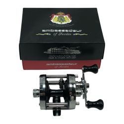 ΣΣ ABU×ディスプラウト ベイトリール アンバサダー5500CS ロケット ミラークローム Sランク