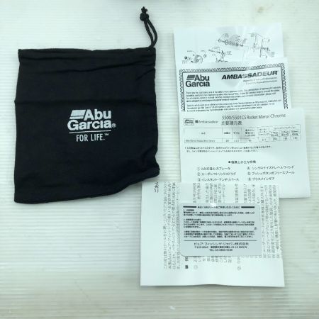  ABU×ディスプラウト ベイトリール アンバサダー5500CS ロケット ミラークローム