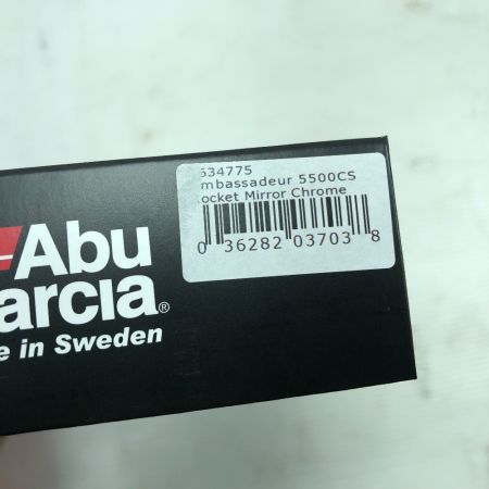  ABU×ディスプラウト ベイトリール アンバサダー5500CS ロケット ミラークローム
