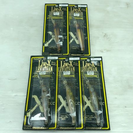  Megabass メガバス ルアー LIVE-X LEVIATHAN ライブx リバイアサン 5個