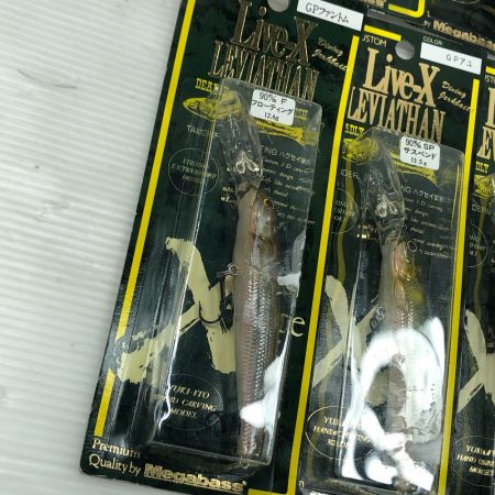  Megabass メガバス ルアー LIVE-X LEVIATHAN ライブx リバイアサン 5個