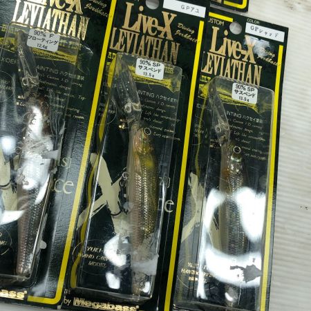  Megabass メガバス ルアー LIVE-X LEVIATHAN ライブx リバイアサン 5個