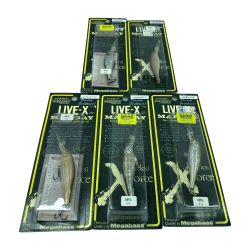 ΣΣ Megabass メガバス LIVE-X MARGAY ライブX 5個まとめ Nランク