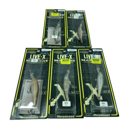  Megabass メガバス LIVE-X MARGAY ライブX 5個まとめ