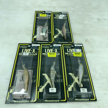  Megabass メガバス LIVE-X MARGAY ライブX 5個まとめ
