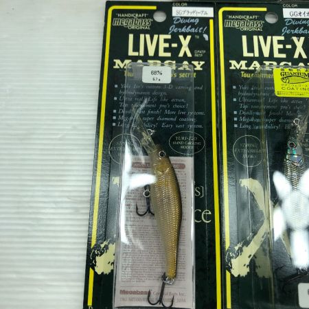  Megabass メガバス LIVE-X MARGAY ライブX 5個まとめ