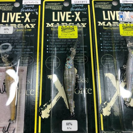  Megabass メガバス LIVE-X MARGAY ライブX 5個まとめ