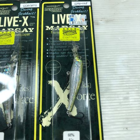  Megabass メガバス LIVE-X MARGAY ライブX 5個まとめ