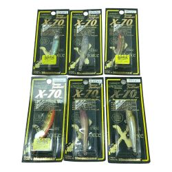 ΣΣ Megabass メガバス ルアー X-70 6個まとめ X-70 Nランク