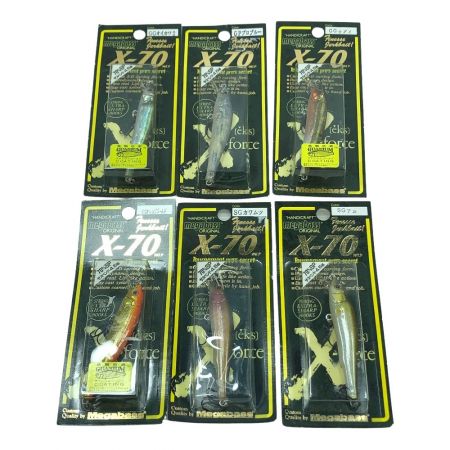  Megabass メガバス ルアー X-70 6個まとめ X-70
