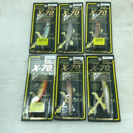  Megabass メガバス ルアー X-70 6個まとめ X-70