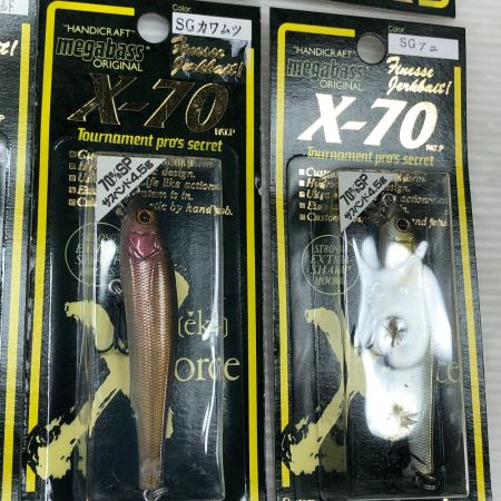 Megabass メガバス ルアー X-70 6個まとめ X-70